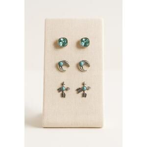 NWOT Set of Three Pairs of Earrings
